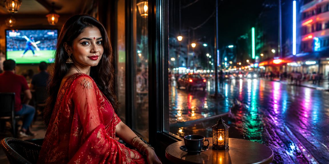 গাজীপুরে শাড়ি পরে মোবাইলে ক্রিকেট বেটিং অফার উপভোগ